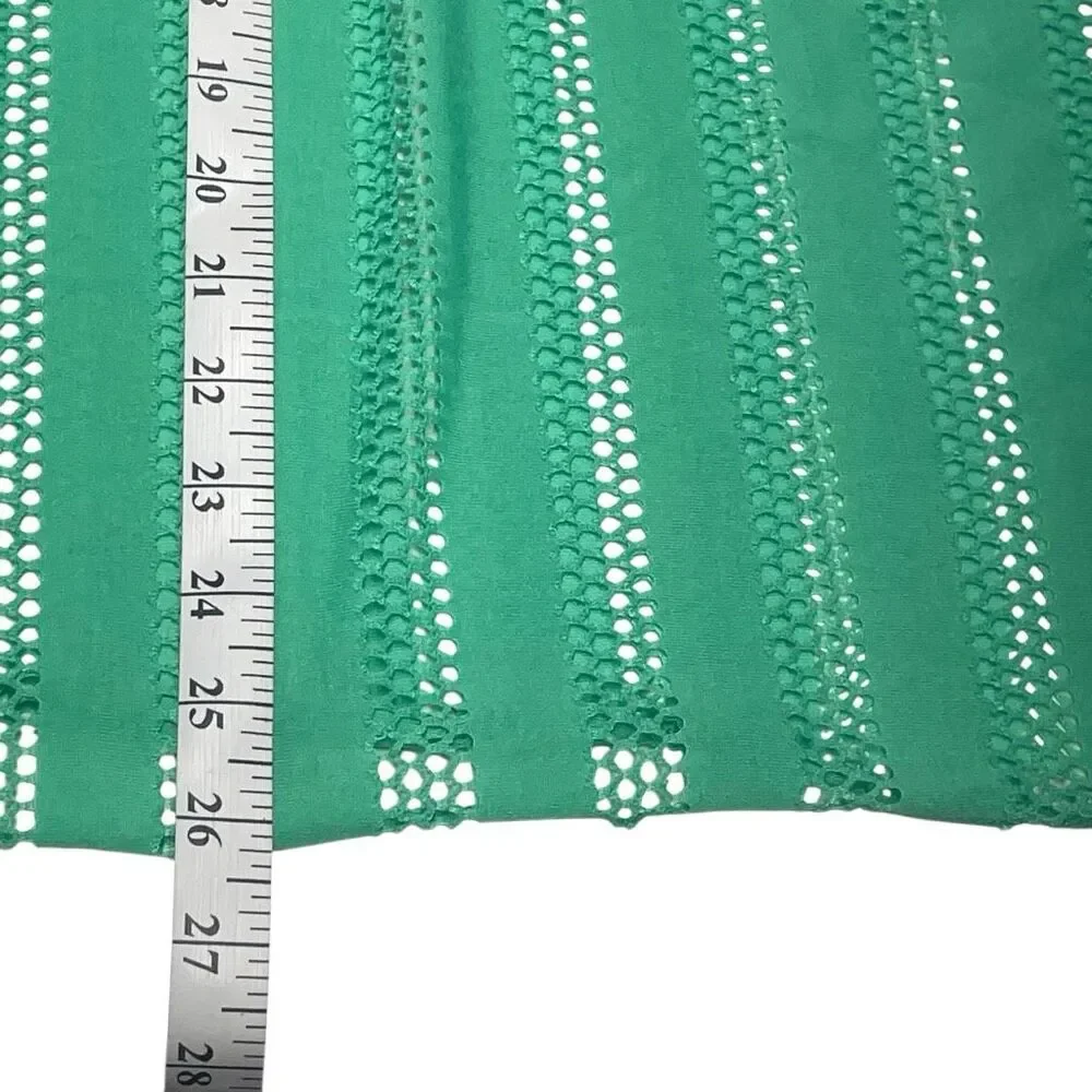 Mint Green Open Weave Infinity Scarf